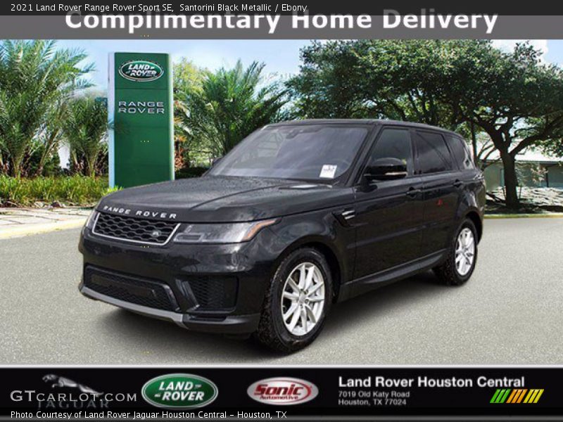 Santorini Black Metallic / Ebony 2021 Land Rover Range Rover Sport SE