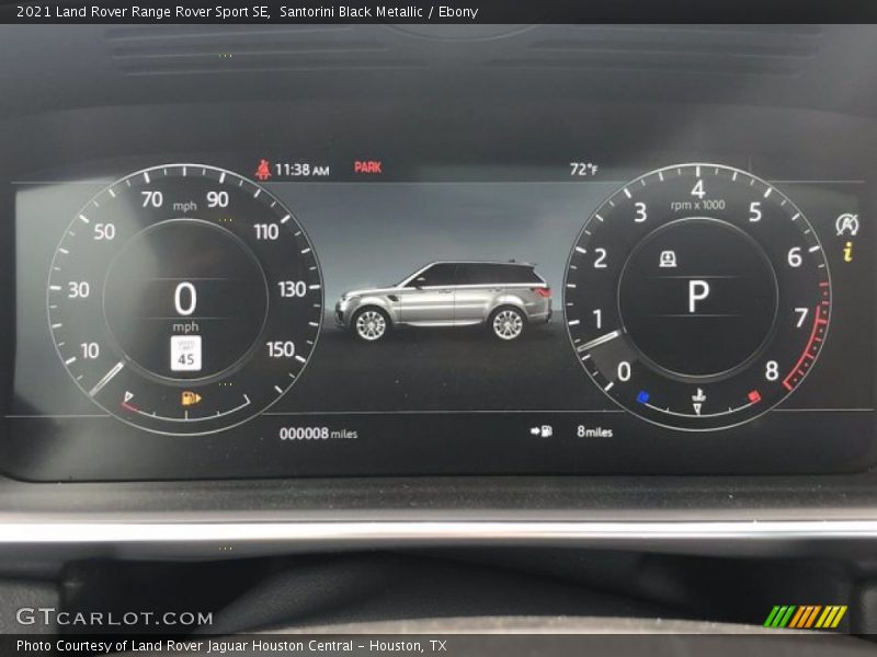 Santorini Black Metallic / Ebony 2021 Land Rover Range Rover Sport SE