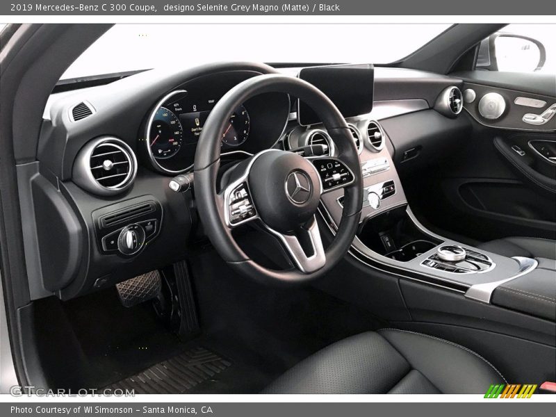 designo Selenite Grey Magno (Matte) / Black 2019 Mercedes-Benz C 300 Coupe