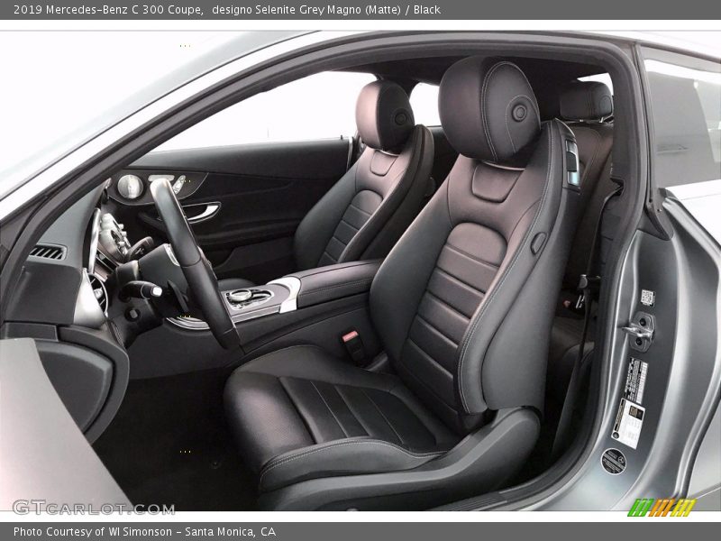 designo Selenite Grey Magno (Matte) / Black 2019 Mercedes-Benz C 300 Coupe