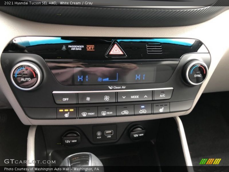 White Cream / Gray 2021 Hyundai Tucson SEL AWD