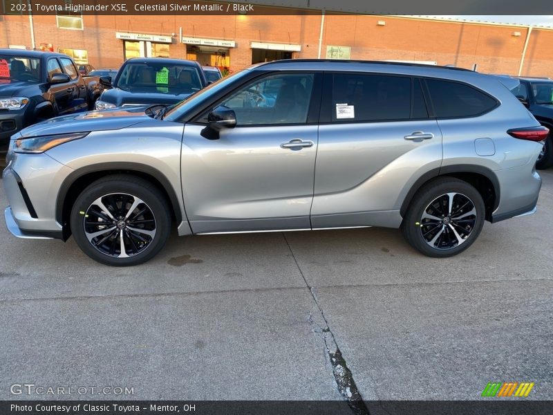 Celestial Silver Metallic / Black 2021 Toyota Highlander XSE