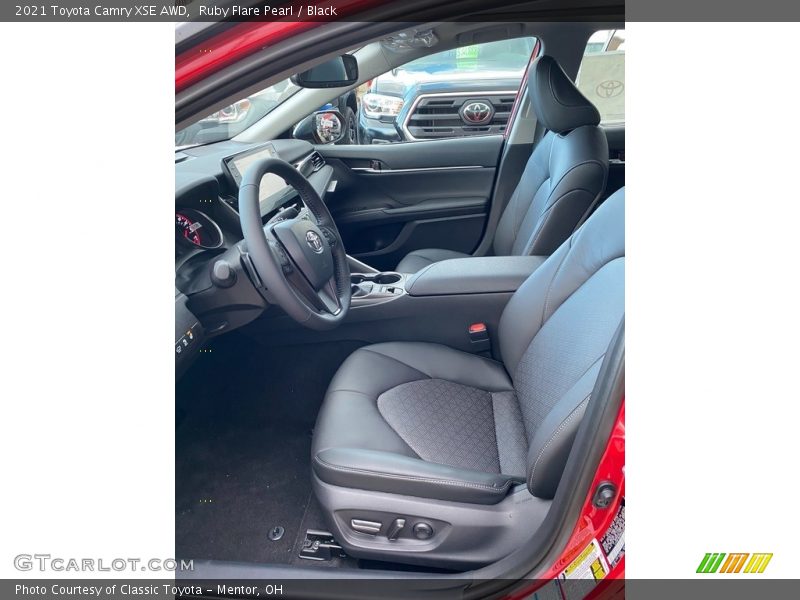 Front Seat of 2021 Camry XSE AWD