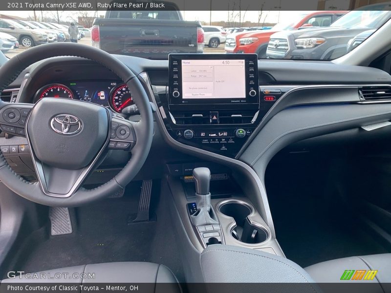 Dashboard of 2021 Camry XSE AWD