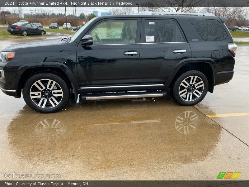 Midnight Black Metallic / Redwood 2021 Toyota 4Runner Limited 4x4