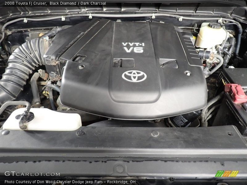 Black Diamond / Dark Charcoal 2008 Toyota FJ Cruiser
