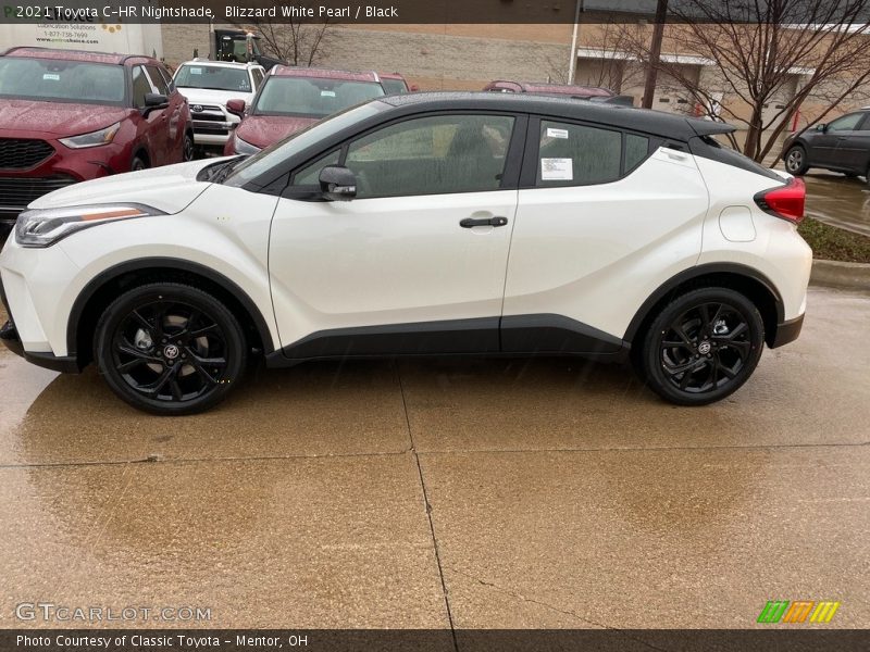 Blizzard White Pearl / Black 2021 Toyota C-HR Nightshade