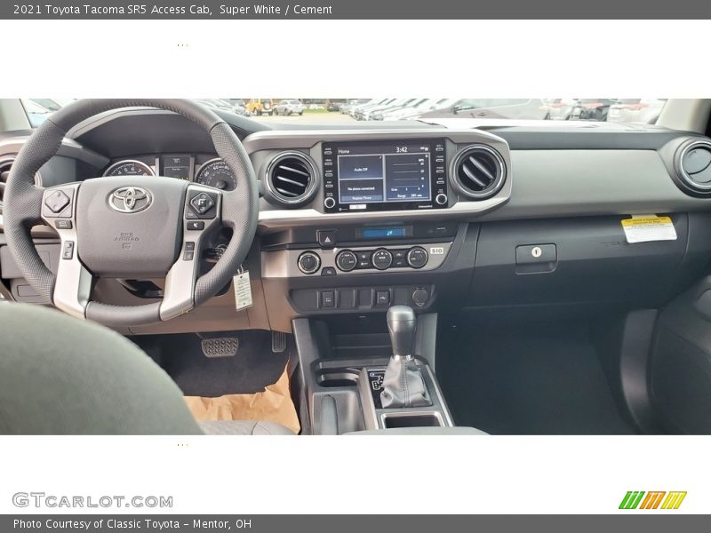 Super White / Cement 2021 Toyota Tacoma SR5 Access Cab