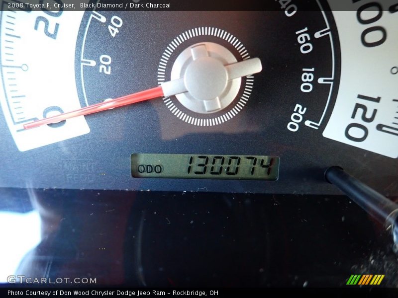 Black Diamond / Dark Charcoal 2008 Toyota FJ Cruiser