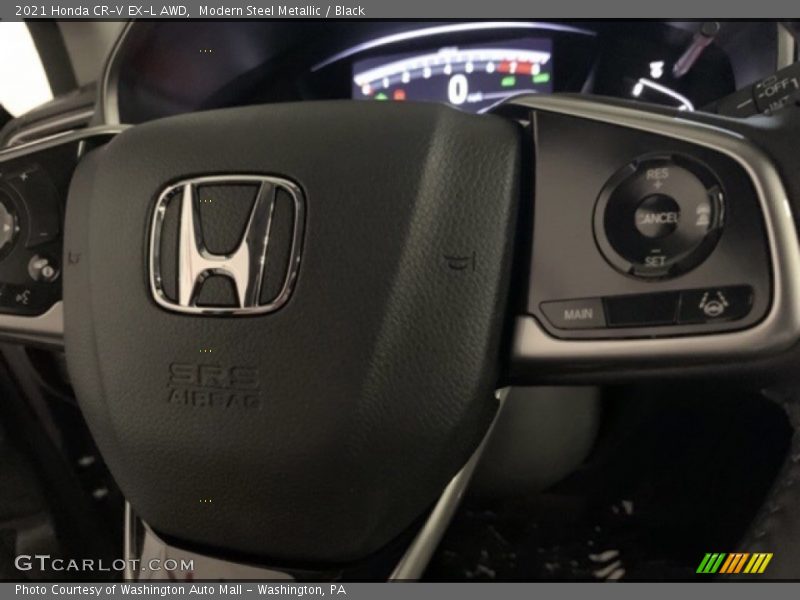 Modern Steel Metallic / Black 2021 Honda CR-V EX-L AWD