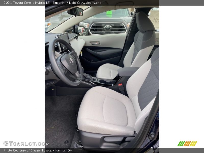 Blueprint / Light Gray/Moonstone 2021 Toyota Corolla Hybrid LE