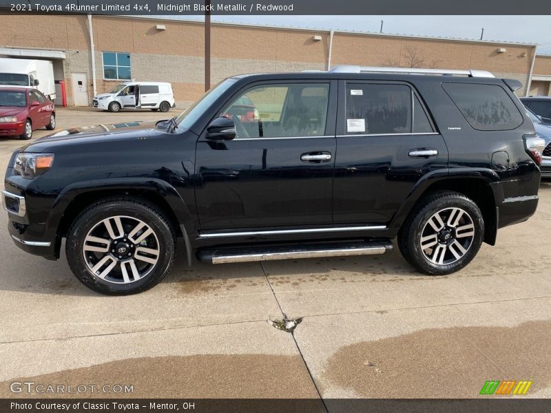 Midnight Black Metallic / Redwood 2021 Toyota 4Runner Limited 4x4