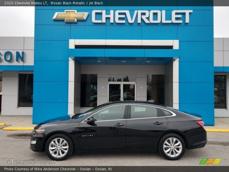 Mosaic Black Metallic / Jet Black 2020 Chevrolet Malibu LT