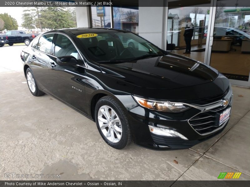 Mosaic Black Metallic / Jet Black 2020 Chevrolet Malibu LT