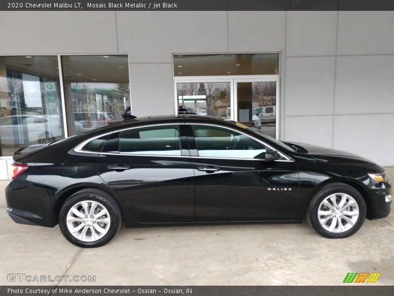 Mosaic Black Metallic / Jet Black 2020 Chevrolet Malibu LT