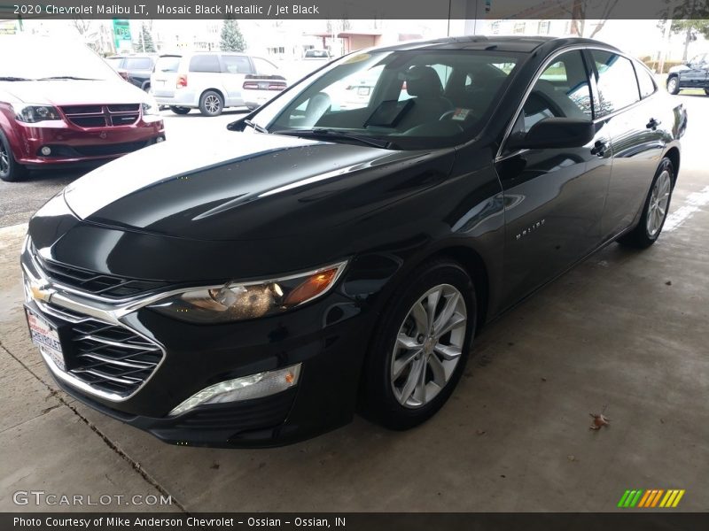 Mosaic Black Metallic / Jet Black 2020 Chevrolet Malibu LT