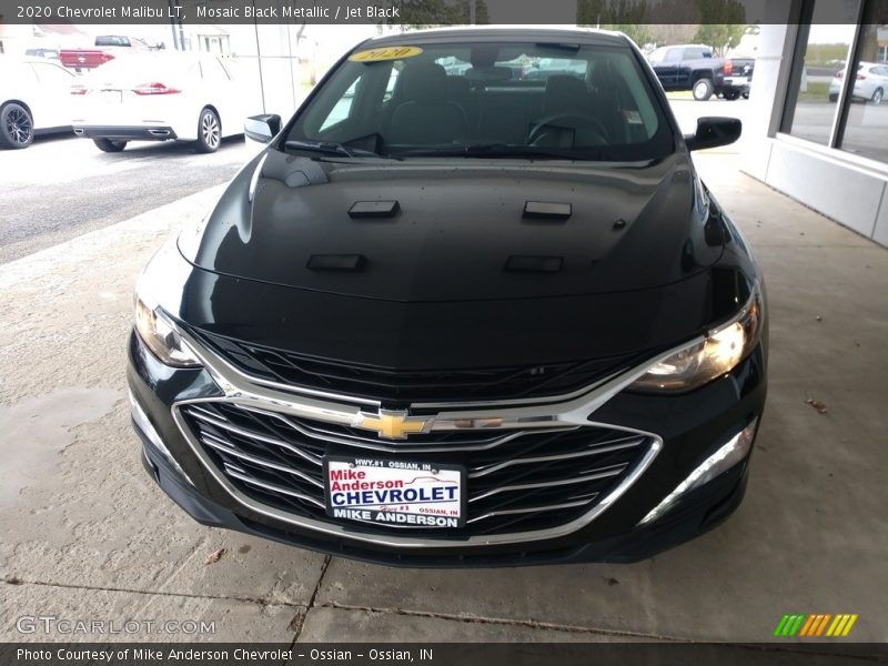 Mosaic Black Metallic / Jet Black 2020 Chevrolet Malibu LT
