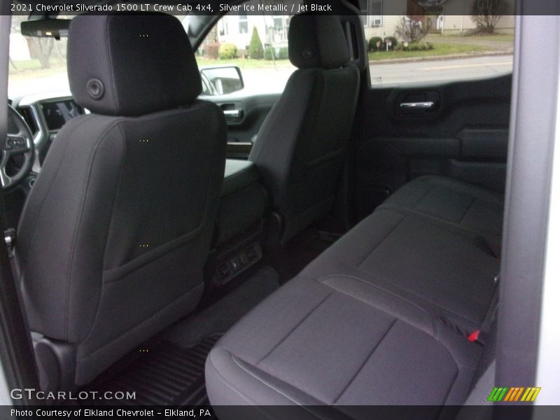 Silver Ice Metallic / Jet Black 2021 Chevrolet Silverado 1500 LT Crew Cab 4x4