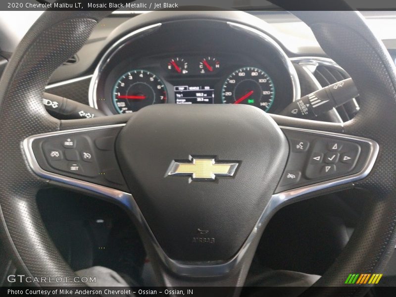 Mosaic Black Metallic / Jet Black 2020 Chevrolet Malibu LT