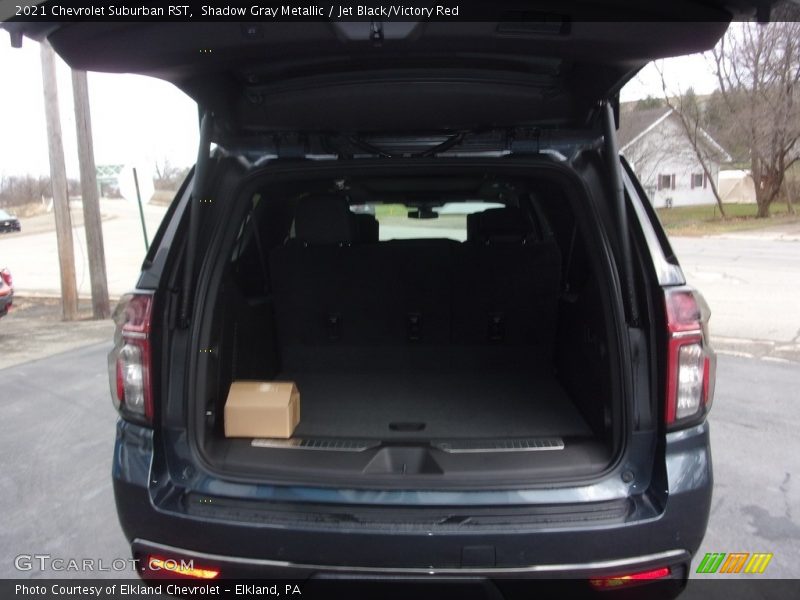 Shadow Gray Metallic / Jet Black/Victory Red 2021 Chevrolet Suburban RST