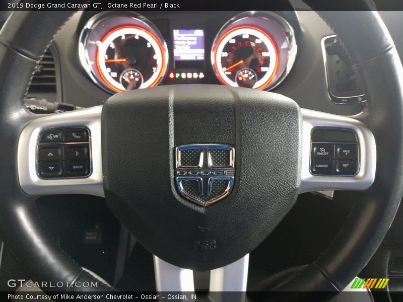 Octane Red Pearl / Black 2019 Dodge Grand Caravan GT