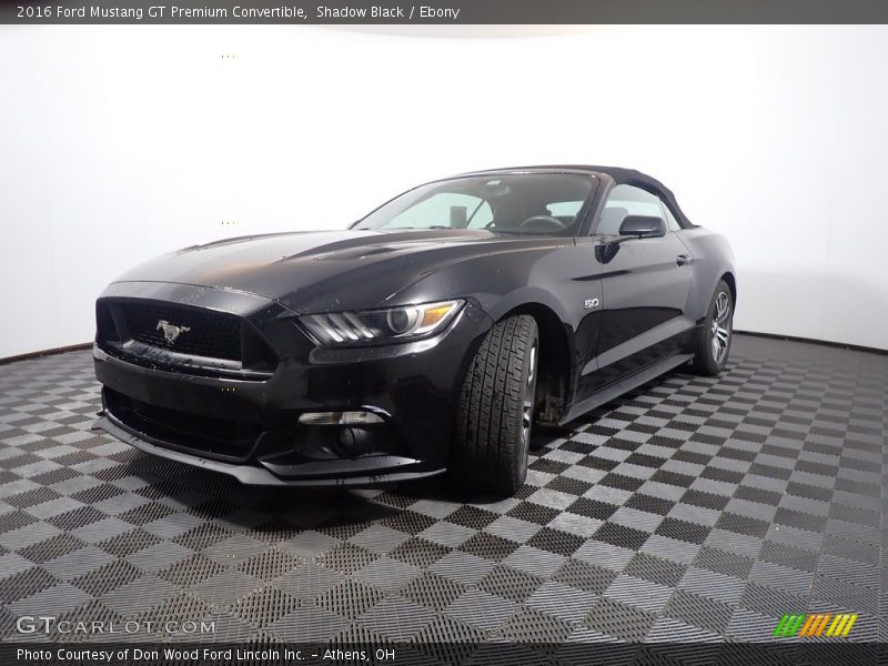 Shadow Black / Ebony 2016 Ford Mustang GT Premium Convertible