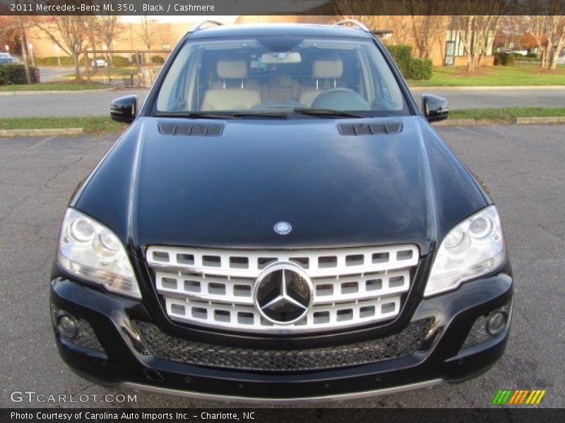 Black / Cashmere 2011 Mercedes-Benz ML 350