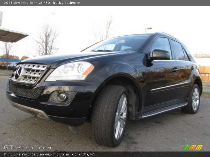 Black / Cashmere 2011 Mercedes-Benz ML 350