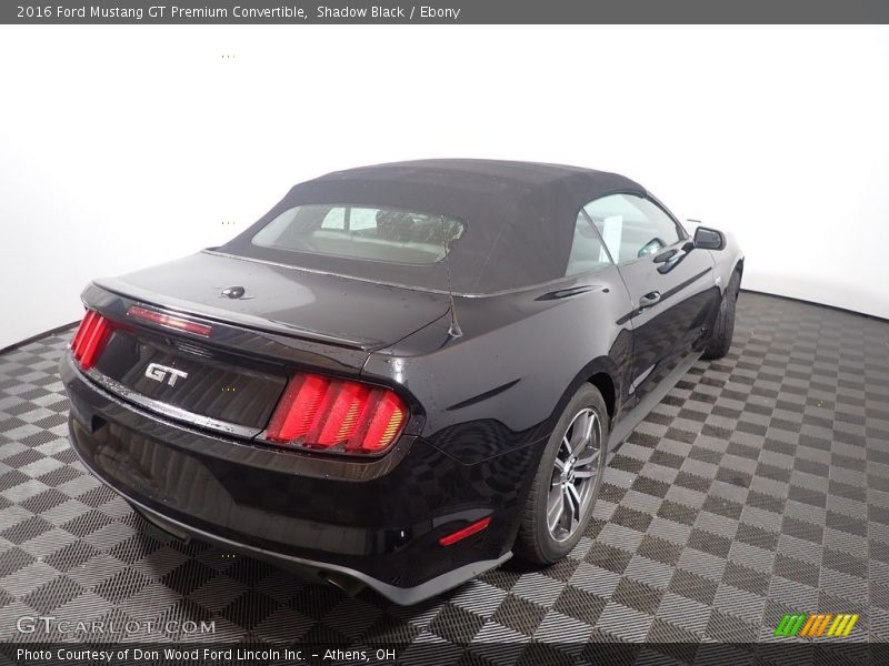 Shadow Black / Ebony 2016 Ford Mustang GT Premium Convertible