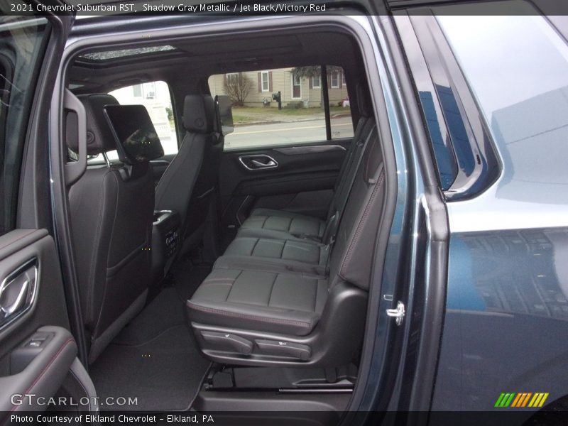 Shadow Gray Metallic / Jet Black/Victory Red 2021 Chevrolet Suburban RST