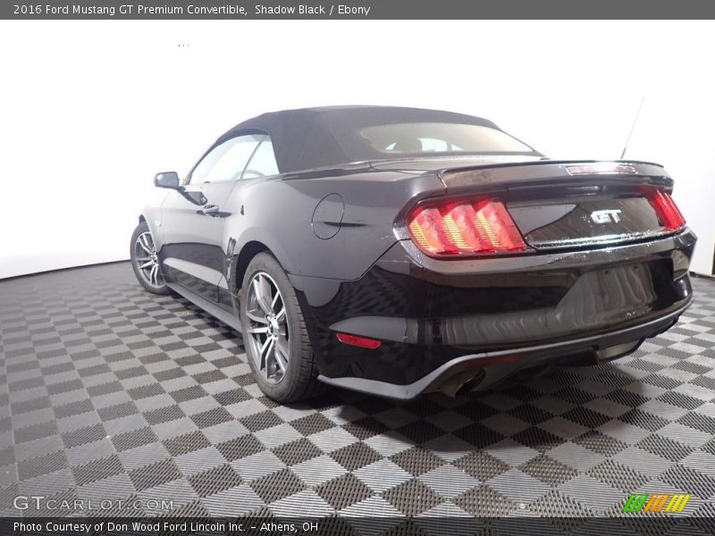 Shadow Black / Ebony 2016 Ford Mustang GT Premium Convertible