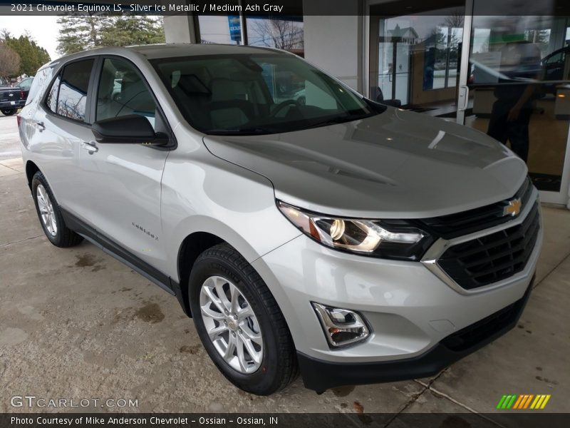 Silver Ice Metallic / Medium Ash Gray 2021 Chevrolet Equinox LS