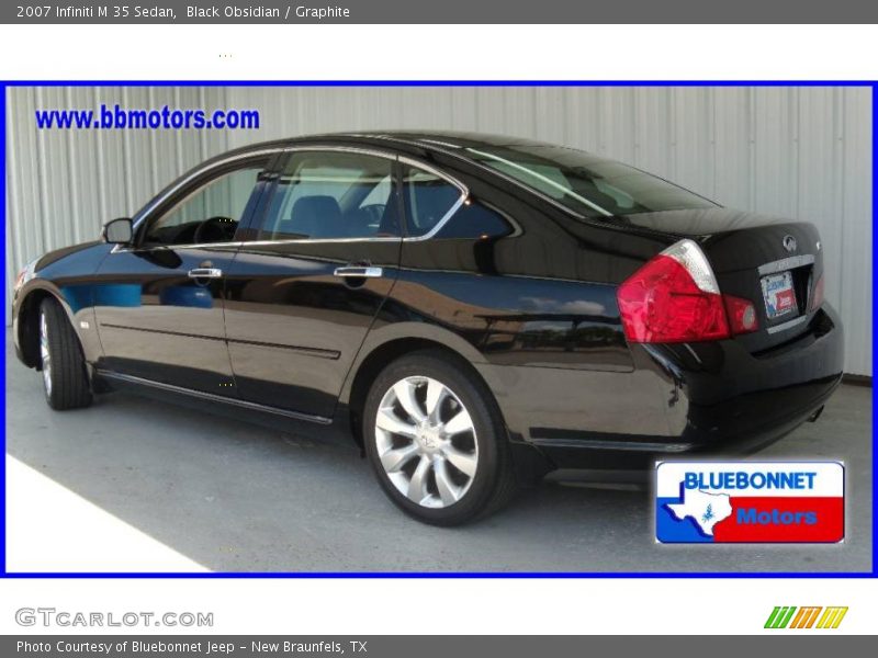 Black Obsidian / Graphite 2007 Infiniti M 35 Sedan