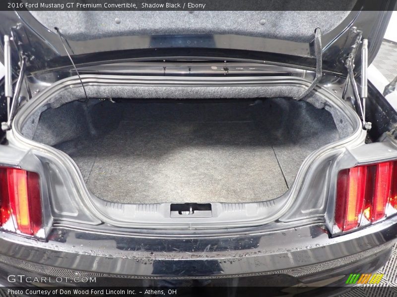 Shadow Black / Ebony 2016 Ford Mustang GT Premium Convertible
