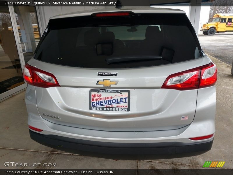 Silver Ice Metallic / Medium Ash Gray 2021 Chevrolet Equinox LS