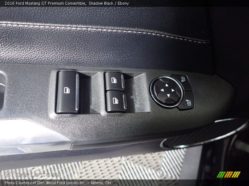Shadow Black / Ebony 2016 Ford Mustang GT Premium Convertible