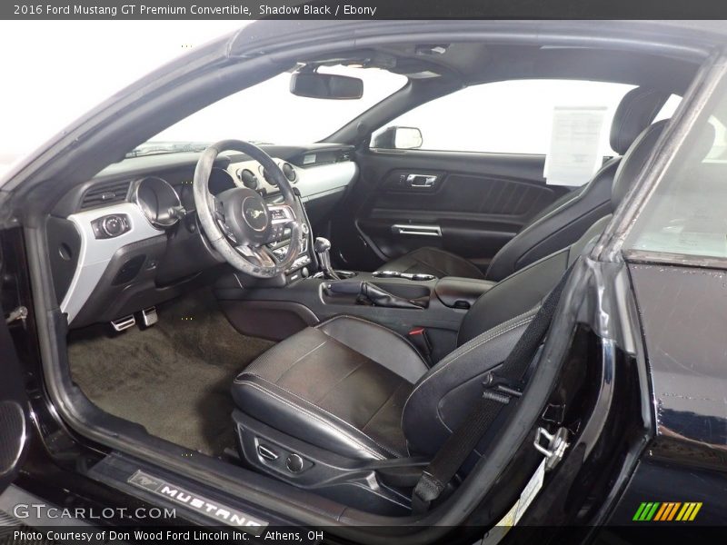 Shadow Black / Ebony 2016 Ford Mustang GT Premium Convertible