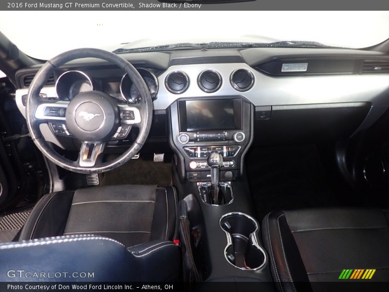 Shadow Black / Ebony 2016 Ford Mustang GT Premium Convertible
