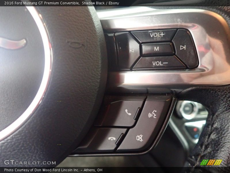 Shadow Black / Ebony 2016 Ford Mustang GT Premium Convertible