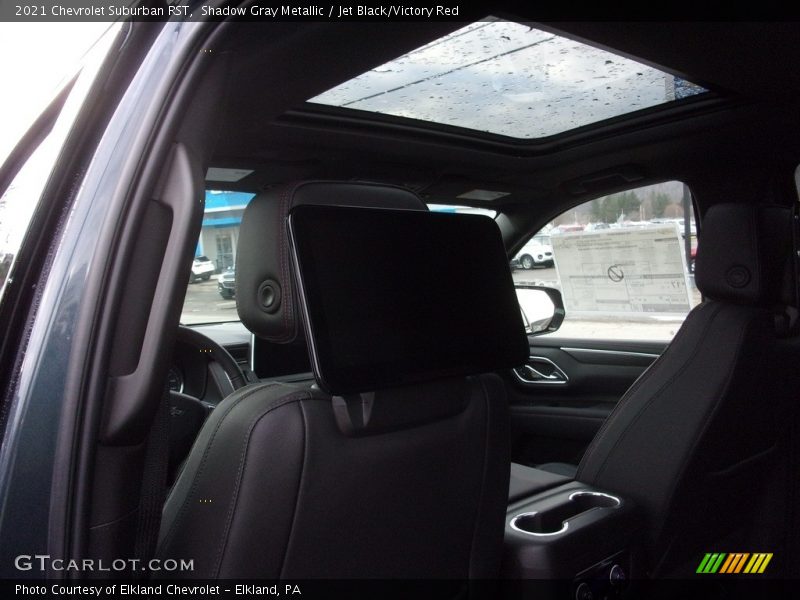 Shadow Gray Metallic / Jet Black/Victory Red 2021 Chevrolet Suburban RST