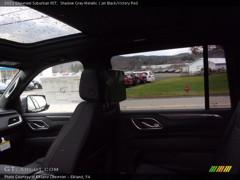 Shadow Gray Metallic / Jet Black/Victory Red 2021 Chevrolet Suburban RST