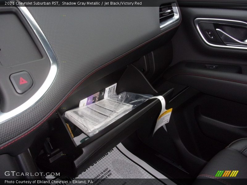 Shadow Gray Metallic / Jet Black/Victory Red 2021 Chevrolet Suburban RST