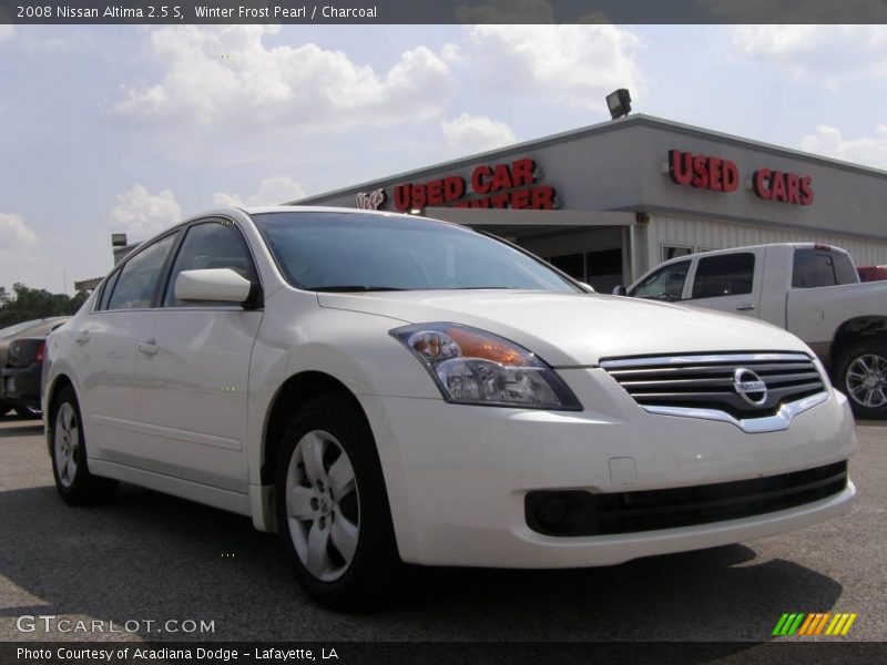 Winter Frost Pearl / Charcoal 2008 Nissan Altima 2.5 S