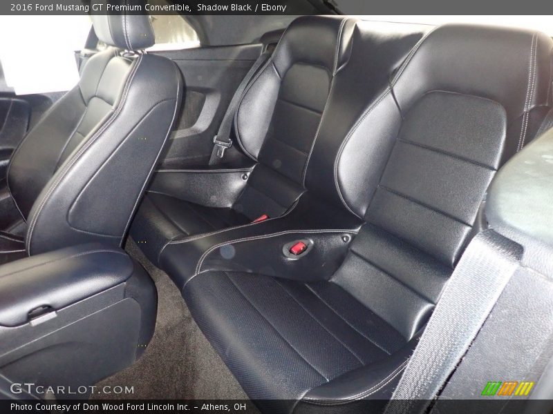 Shadow Black / Ebony 2016 Ford Mustang GT Premium Convertible