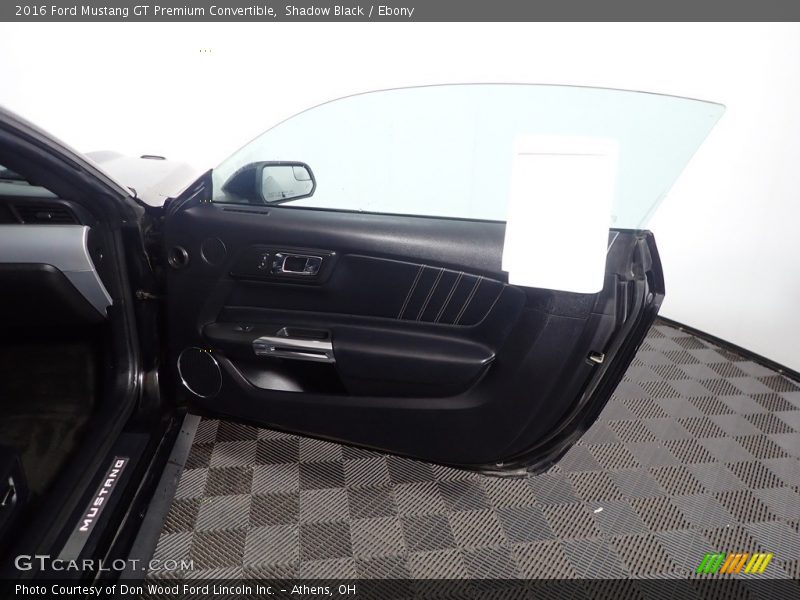 Shadow Black / Ebony 2016 Ford Mustang GT Premium Convertible