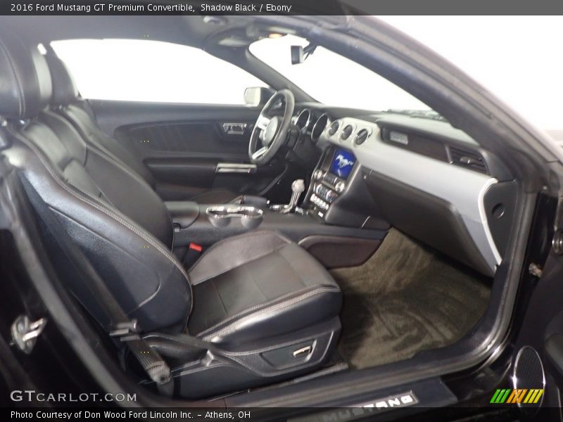 Shadow Black / Ebony 2016 Ford Mustang GT Premium Convertible
