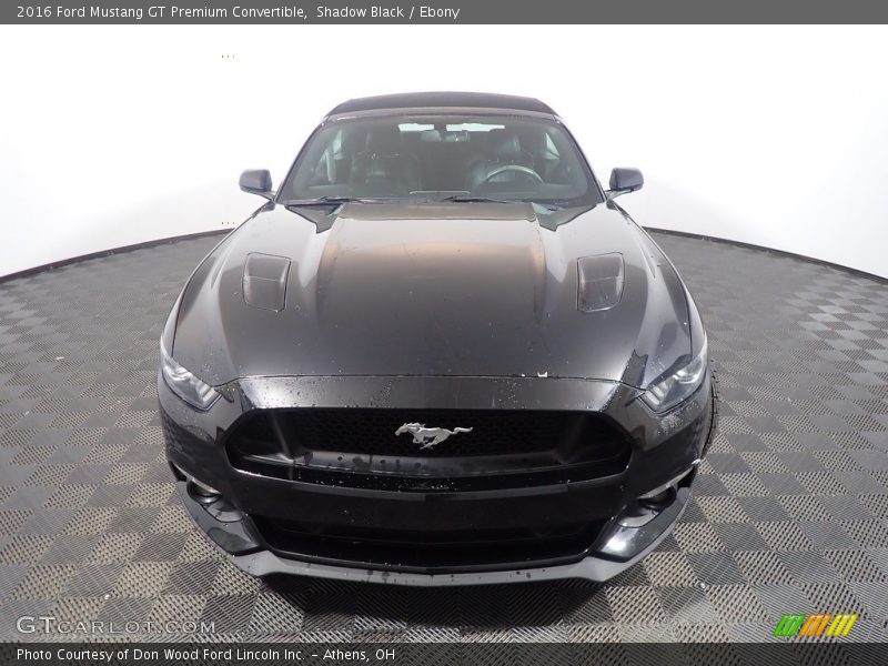 Shadow Black / Ebony 2016 Ford Mustang GT Premium Convertible