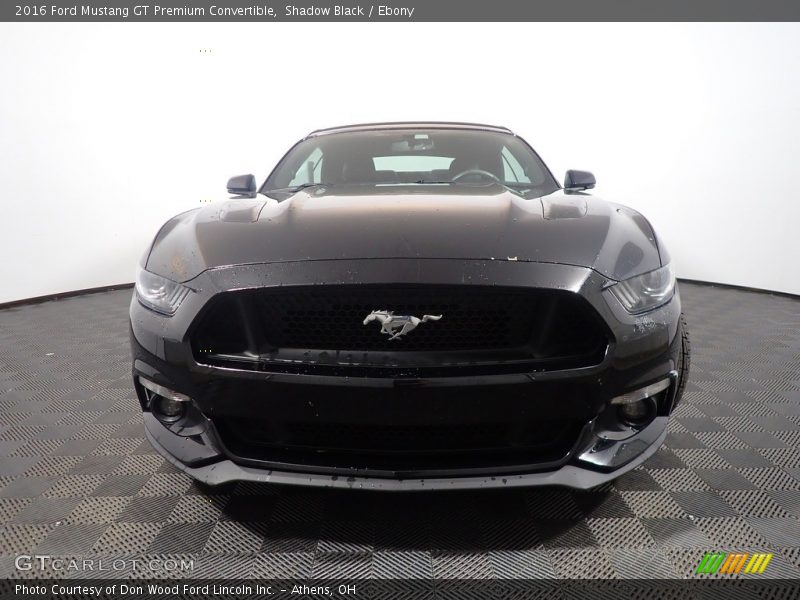 Shadow Black / Ebony 2016 Ford Mustang GT Premium Convertible