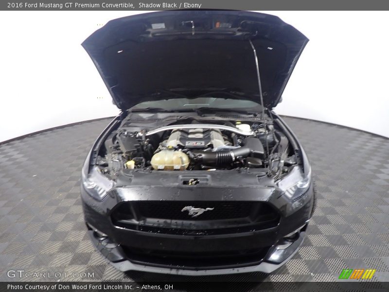 Shadow Black / Ebony 2016 Ford Mustang GT Premium Convertible