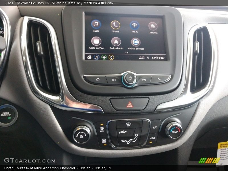 Silver Ice Metallic / Medium Ash Gray 2021 Chevrolet Equinox LS